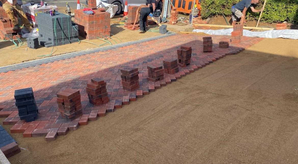 Driveways project completed by M&H Home Improvements