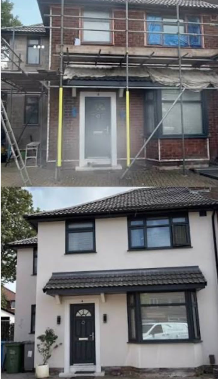 Rendering project completed by M&H Home Improvements