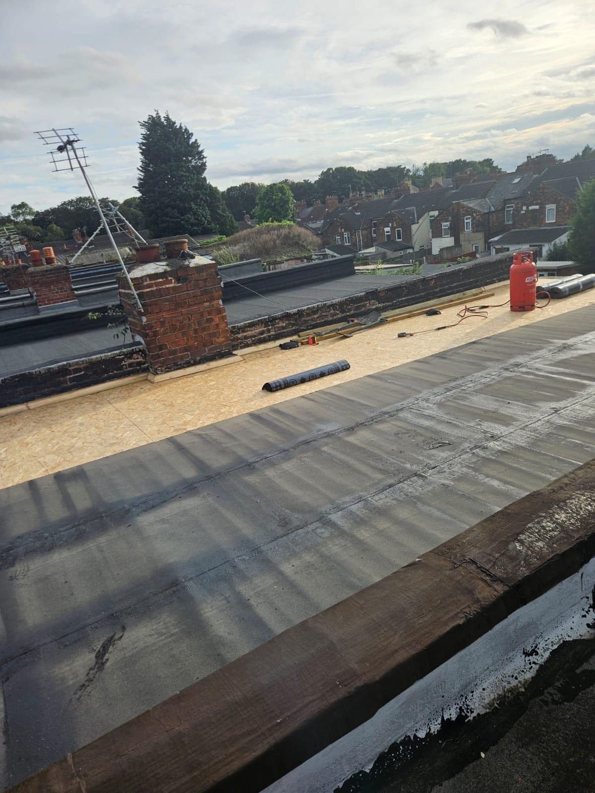 Roofing project completed by M&H Home Improvements