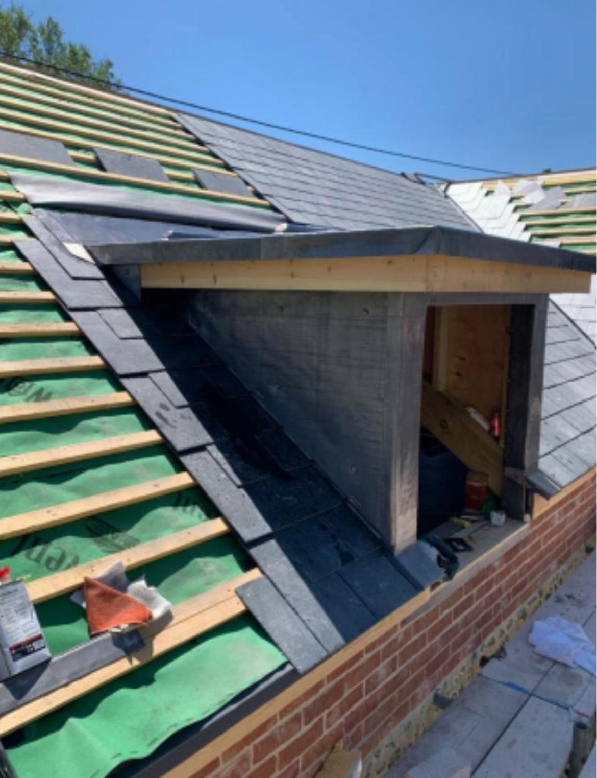 Roofing project completed by M&H Home Improvements
