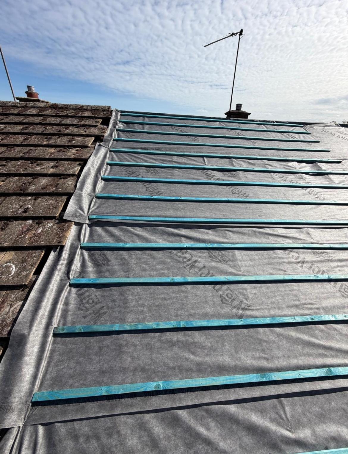 Roofing project completed by M&H Home Improvements