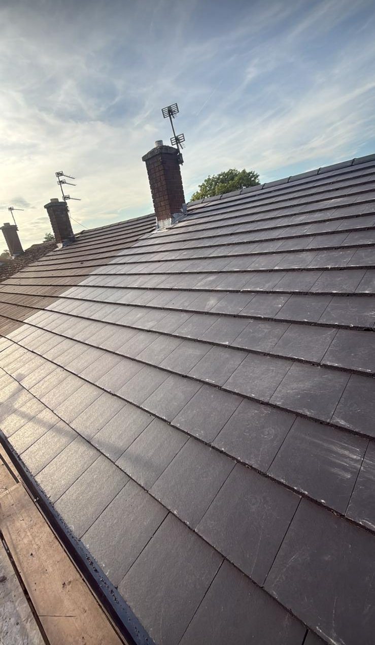 Roofing project completed by M&H Home Improvements