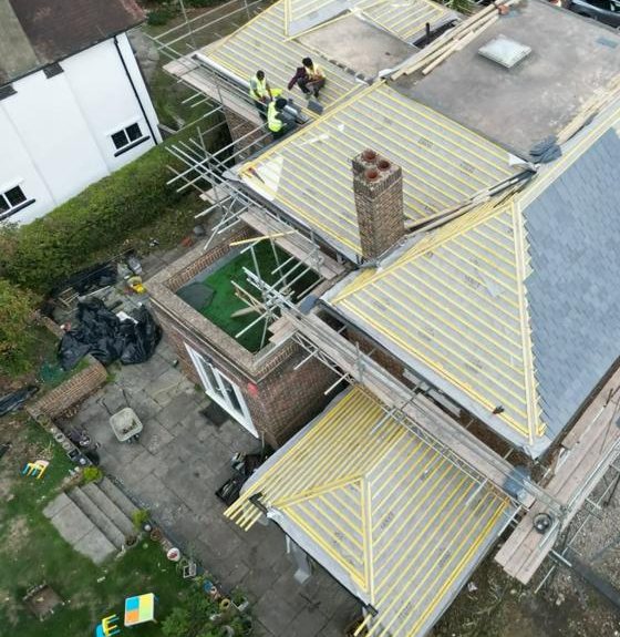 Roofing project completed by M&H Home Improvements